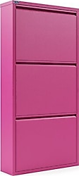 Ceha Pembe 3'lü Metal Ayakkabılık