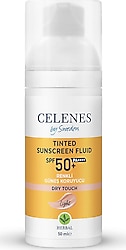 Celenes Herbal Dry Touch Light 50 ml 50 Faktör Renkli Güneş Kremi