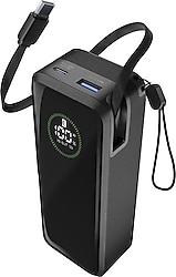 Cellularline 20000 mAh Ttpe-C Kablolu Hızlı Şarj Powerbank