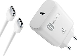 Cellularline 25 W Type-C Kablolu Hızlı Şarj Aleti