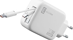 Cellularline 30 W Type-C Kablolu Hızlı Şarj Adaptörü