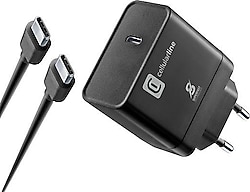 Cellularline 45 W Type-C Kablolu Hızlı Şarj Adaptörü