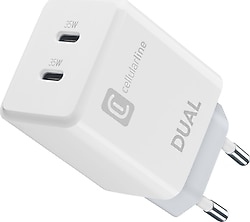 Cellularline ACHIPHUSB2PD35WW 35 W Hızlı Şarj Adaptörü