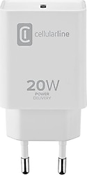 Cellularline ACHIPHUSBCPD20WW 20W Type-C Ev Şarj Adaptörü