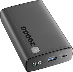 Cellularline Elite Siyah 20000 mAh Hızlı Şarj Powerbank