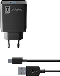 Cellularline Kit 10 W Type-C Kablolu Hızlı Şarj Aleti