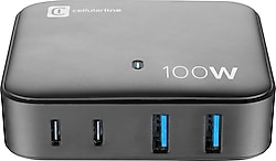Cellularline Multipower 4 Port 100 W Hızlı Şarj Adaptörü