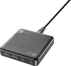 Cellularline Multipower 4 Port 65 W Hızlı Şarj Adaptörü