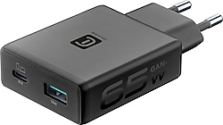 Cellularline Power Lite Slim 65 W Hızlı Şarj Adaptörü