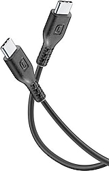 Cellularline USBDATACUSBC-CK 1.2 m Siyah Type-C to Type-C Şarj Kablosu