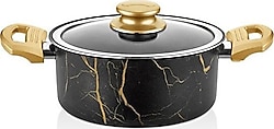 Cem Gold Marble 26 cm Derin Tencere