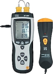 Cem DT-8891 Çift Girişli Dijital IR Termometre