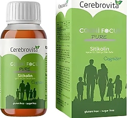 Cerebrovita Cogni Focus Pure Sitikolin 150 ml Şurup
