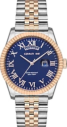 Cerruti 1881 CIWGH2117111 Rose Gold-Lacivert Erkek Kol Saati
