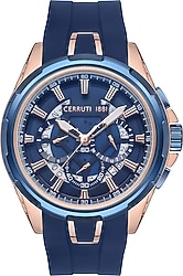 Cerruti 1881 CRA31203 Mavi-Rose Gold Erkek Kol Saati