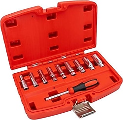 Ceta Form C04-10PH0 10 Parça 1/4" 6 Köşe Derin Lokma Takımı