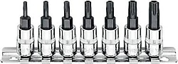 Ceta Form C08S-RTR7 1/4" Delikli Torx 7 Parça Lokma Takımı