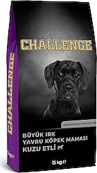 Challenge Kuzu Etli 15 kg Büyük Irk Yavru Köpek Maması