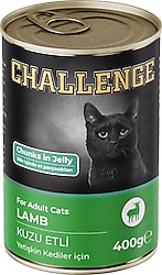 Challenge Kuzu Etli 400 gr Yetişkin Konserve Kedi Maması