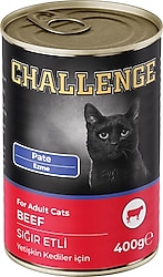 Challenge Pate Sığır Etli 400 gr Yetişkin Konserve Kedi Maması