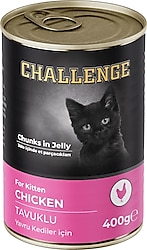Challenge Jelly Tavuklu 400 gr Yavru Konserve Kedi Maması