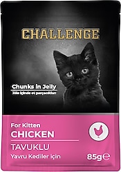 Challenge Tavuklu 85 gr Yavru Kedi Yaş Maması