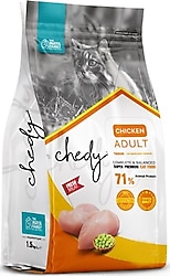 Chedy Tavuk Etli 1.5 kg Yetişkin Kedi Maması