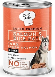 Chefs Choice Tahılsız Ezme Somonlu ve Pirinçli 400 gr Yetişkin Köpek Konservesi