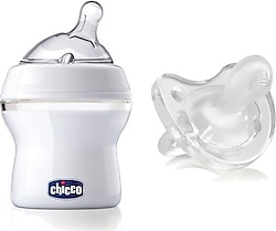 Chicco Natural Feeling Biberon 150 ml + Physio Soft Silikon Emzik