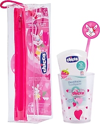 Chicco New Oral Pembe 36 Ay+ Girl Diş Fırçası Seti