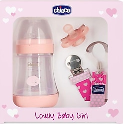 Chicco Perfect 5 150 ml Antikolik Pembe Biberon Hediye Seti