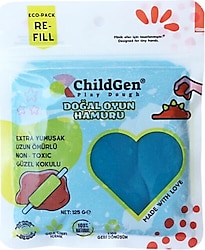 ChildGen Mavi Oyun Hamuru Refill 125 gr