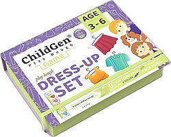 ChildGen Sahneli Giysi Giydirme Oyun Hamuru Kutusu