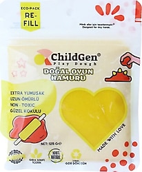 ChildGen Sarı Oyun Hamuru Refill 125 gr