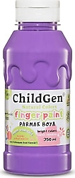 ChildGen Süper Yıkanabilir 350 ml Mor Parmak Boya