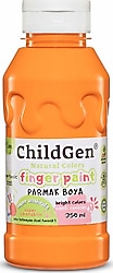 ChildGen Süper Yıkanabilir 350 ml Turuncu Parmak Boya