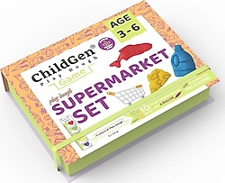 ChildGen Süpermarket Sahneli Oyun Hamuru Kutusu