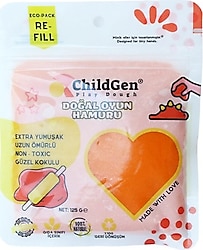 ChildGen Turuncu Oyun Hamuru Refill 125 gr