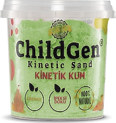 ChildGen Yeşil Doğal Kinetik Kum 500 gr