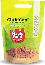 ChildGen Yeşil Doğal Kinetik Kum Refill Paket 907 gr