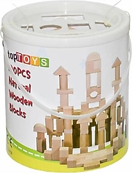 Chiva CS-8831 Natural Ahşap 100 Parça Blok Seti