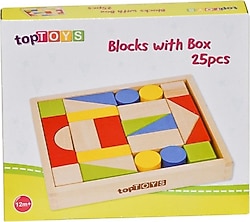 Chiva SKC-1016 Kasalı 25 Parça Blok Oyuncak