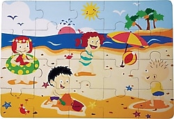 Chiva Yaz Ahşap Yer Puzzle CS-1282