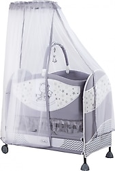 Ciciko C-1006 Lüx Bunny Sallanır Portatif Beşik Gri