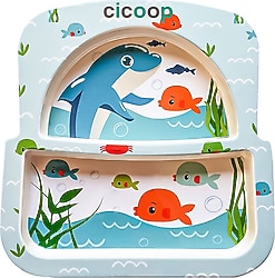 Cicoop Balık Bölmeli Tabak
