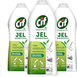Cif Cleanboost Jel Tüm Yüzeyler Bahar Ferahlığı 1.5 lt 3'lü