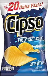 Cipso Deniz Tuzlu Süper Boy Patates Cipsi 110 gr