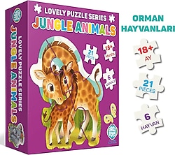 Circle Toys Lovely Puzzle Jungle Animals
