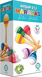 Circle Toys Ritmi Yakala Ahşap 2'li Marakas Seti