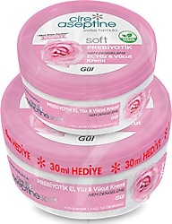 Cire Aseptine Soft Prebiyotik Gül Özlü Nemlendirici Krem 100 ml + 30 ml